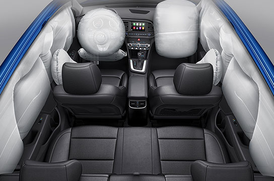elantra ad fl safety airbag system driver seats knee airbag original