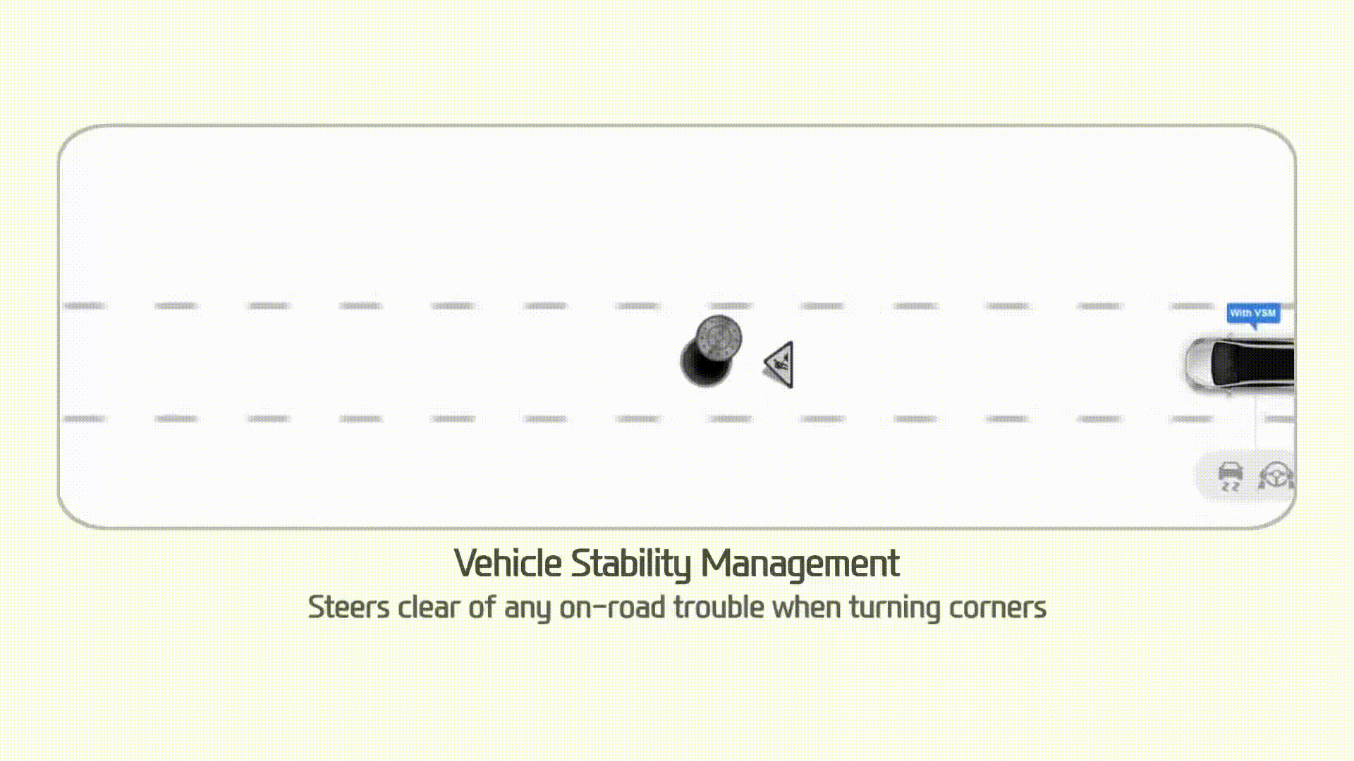 Hệ thống ổn định chống trượt thân xe (Vehicle Stability Management - VSM)