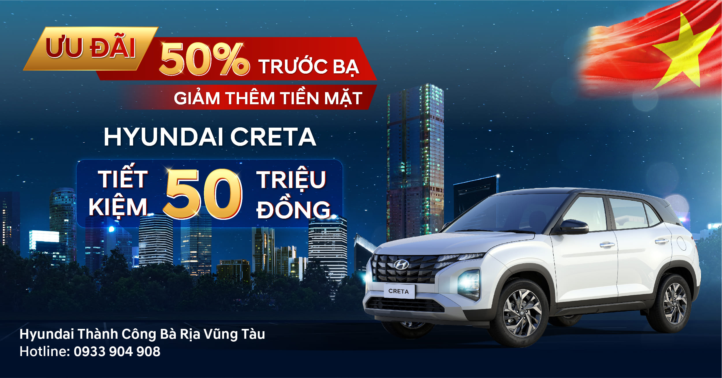 Tiết kiệm đến 50 triệu đồng khi mua Creta trong tháng 9