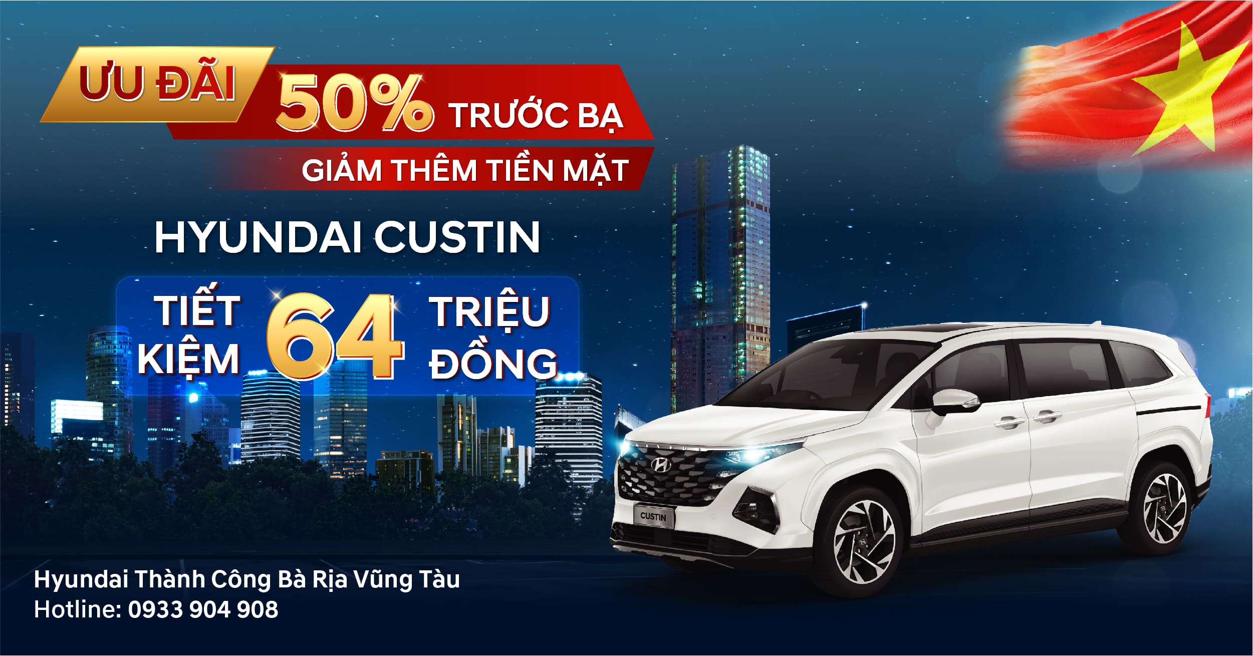 Tiết kiệm đến 64 triệu đồng khi mua Custin trong tháng 9