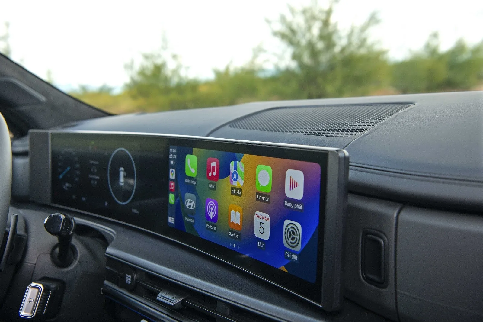 Hyundai SantaFe 41 Hyundai Santafe Black Noithat 43