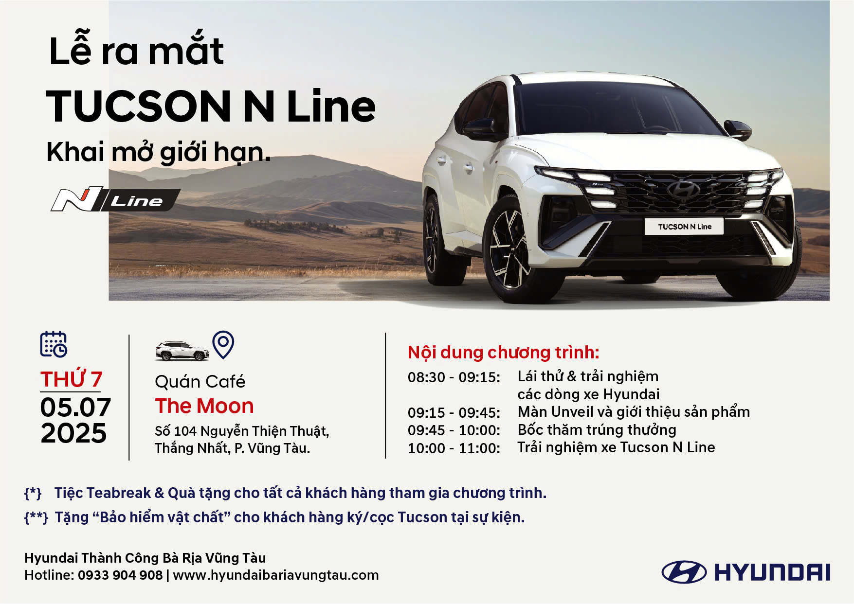 SỰ KIỆN RA MẮT TUCSON N LINE & TRẢI NGHIỆM LÁI THỬ XE HYUNDAI 1 Ra mat tucson