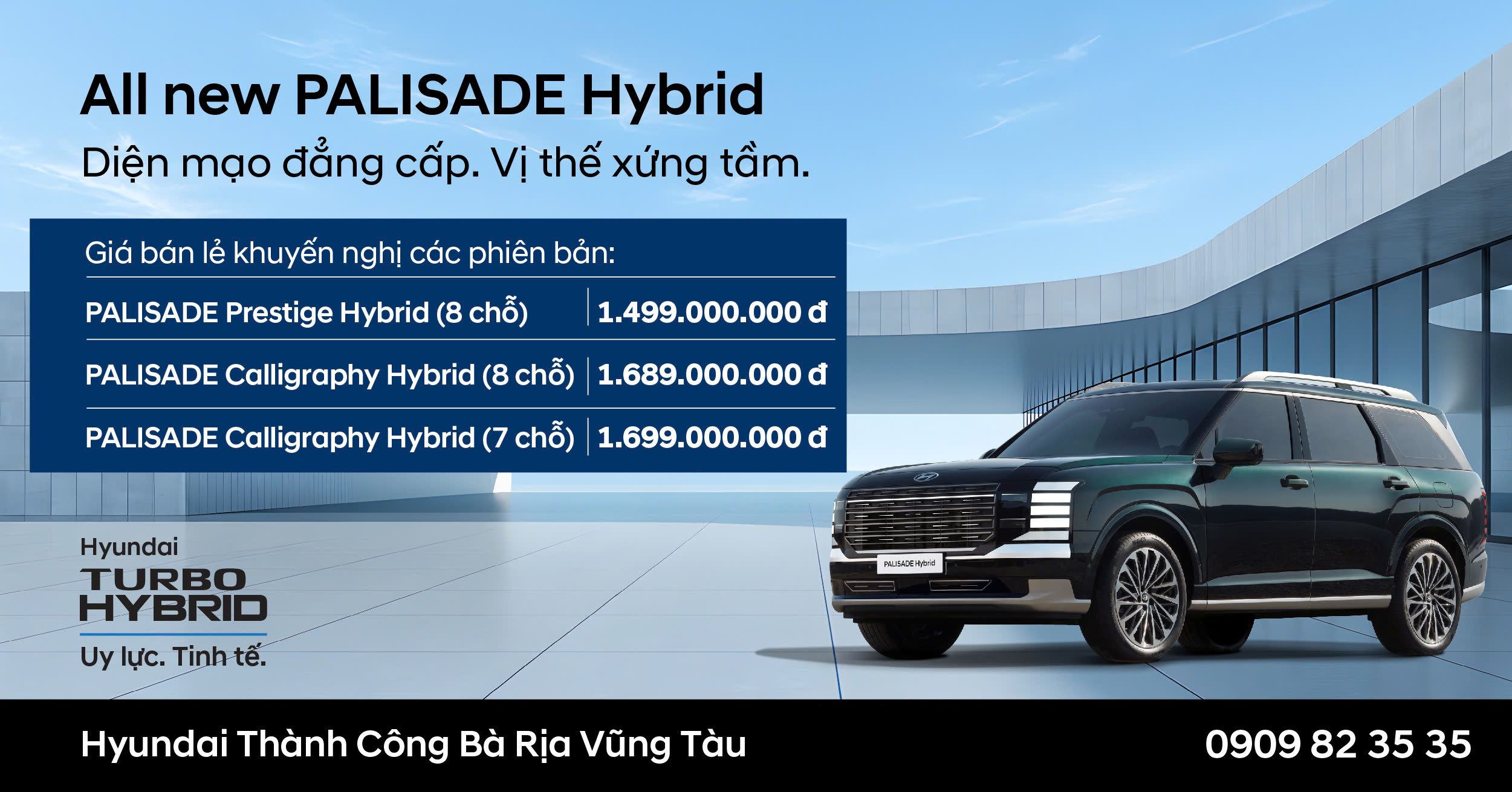 CÔNG BỐ GIÁ BÁN CỦA HYUNDAI PALISADE HYBRID HOÀN TOÀN MỚI 1 gia palisade hybrid
