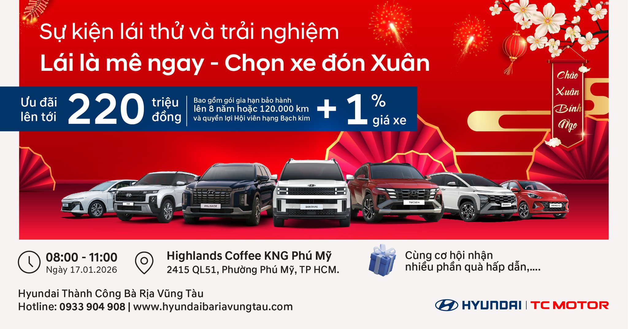 LÁI THỬ & TRẢI NGHIỆM XE HYUNDAI TẠI PHÚ MỸ 17/01/2026 3 lai thu highland