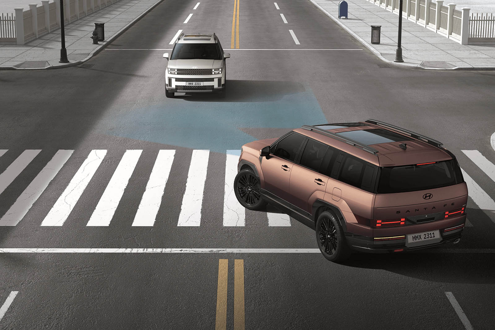 Hyundai SantaFe 51 tinh nang an toan santafe 112345